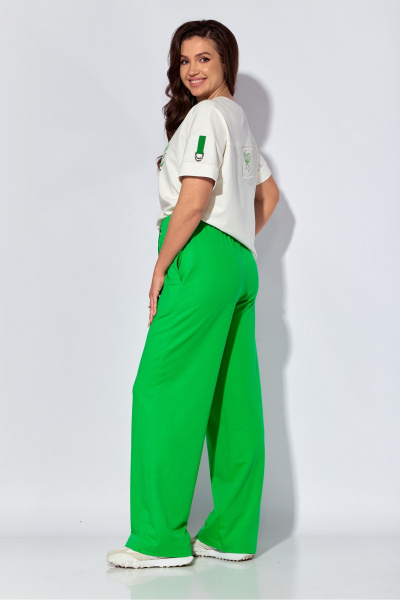 Брюки, футболка TAiER 1194-1 молоко - фото 4