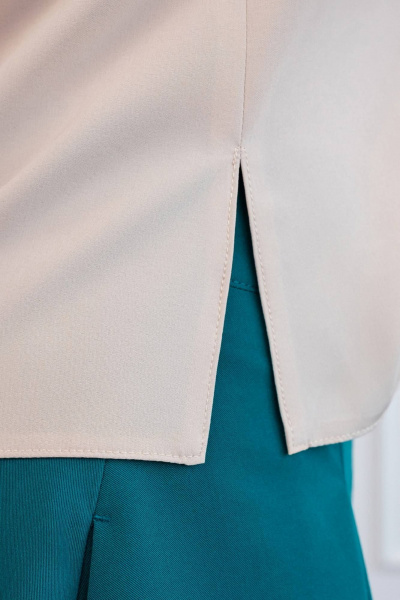 Блуза- топ из текстиля с сборками и разрезами LADO 8155-7 - фото 7