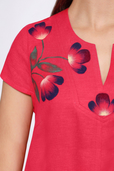 Платье Полинушка 417р фуксия - фото 3