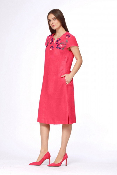 Платье Полинушка 417р фуксия - фото 2