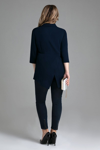 Блуза Панда 452840 синий - фото 2