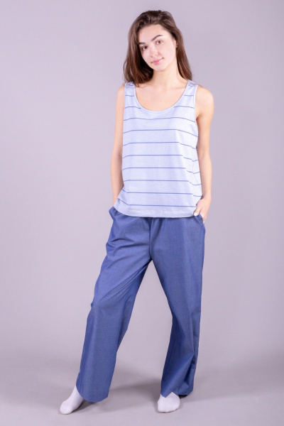 Брюки 8 Марта 16405-4С5047Д40-170 джинс - фото 1