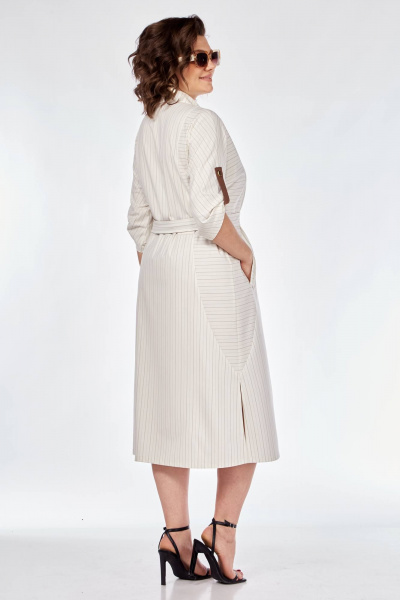 Платье Matini 3.1631 молоко+полоска - фото 6