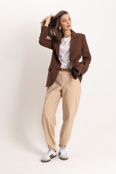 Стильный комплект в стиле Old Money из джинса EZER 2050 - фото 6