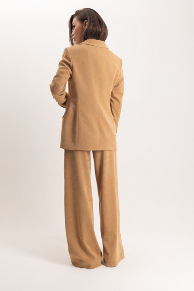 Винтажный вельветовый костюм жакет и брюки прямого кроя EZER 2058 - фото 10