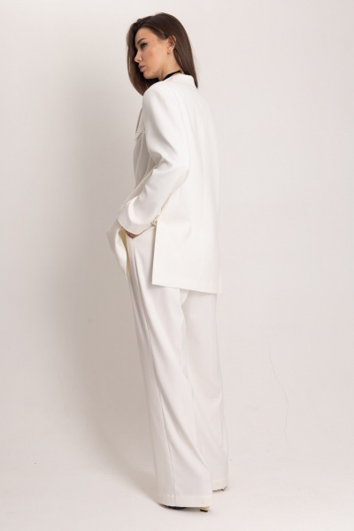 Двойка из жакета и брюк с завышенной талией и стрелками EZER 2060 - фото 3