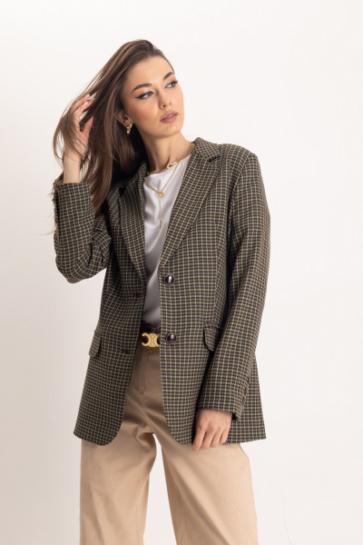 Классический костюм в английском стиле из жакета и джинсов EZER 2067 - фото 2