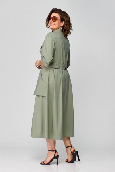 Платье Runella 1629 оливка - фото 10