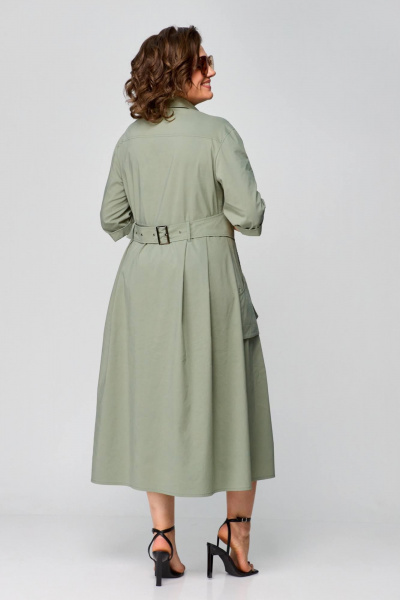 Платье Runella 1629 оливка - фото 2