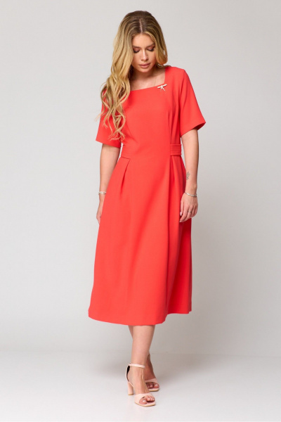 Платье Laikony L-261 красный - фото 3