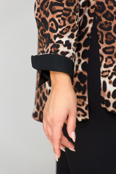 Блуза EVA GRANT 199-1 леопард - фото 9