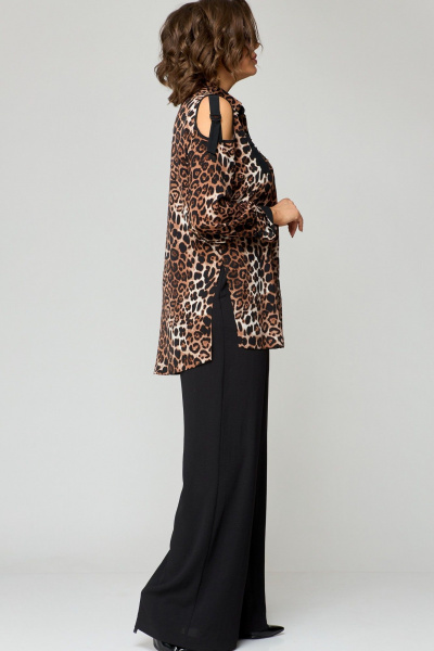 Блуза EVA GRANT 199-1 леопард - фото 11