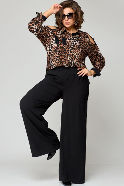Блуза EVA GRANT 199-1 леопард - фото 10