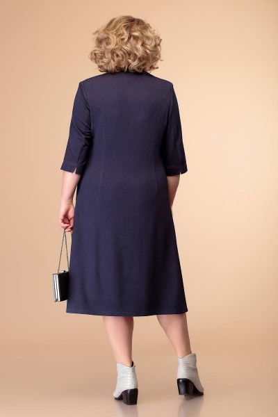 Платье Romanovich Style 1-2003 темно-синий - фото 2