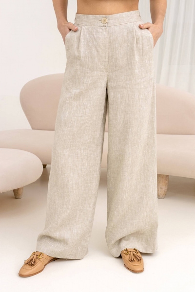 Брюки Romgil РТ0030-ЛЕ4 светло-бежевый - фото 6