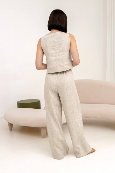 Брюки Romgil РТ0030-ЛЕ4 светло-бежевый - фото 2