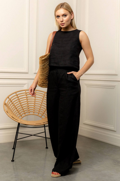 Брюки Romgil РТ0030-ЛЕ4 черный - фото 1