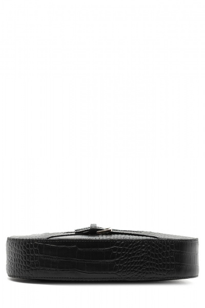 Маленькая кожаная сумка с регулируемым ремнем и карманами Souffle 218 5001 - фото 7