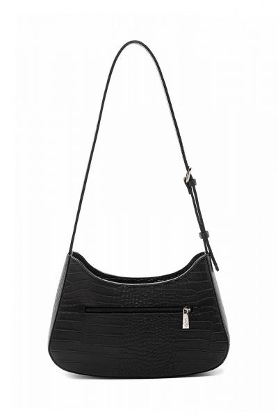 Маленькая кожаная сумка с регулируемым ремнем и карманами Souffle 218 5001 - фото 2