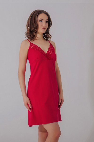 Сорочка ЛЕДИ ГРАНД 1926105 красный - фото 1