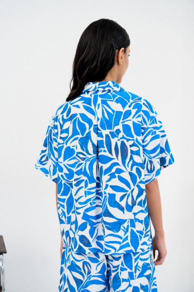 Рубашка, шорты ATTIKA А3722-1 голубой - фото 5