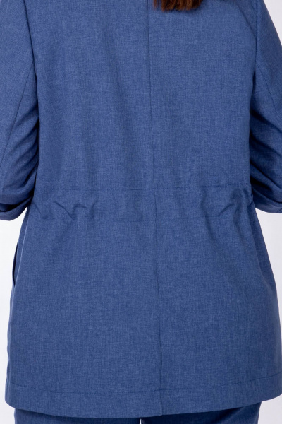 Блуза, брюки, жакет Ольга Стиль С-748/1 джинс - фото 7