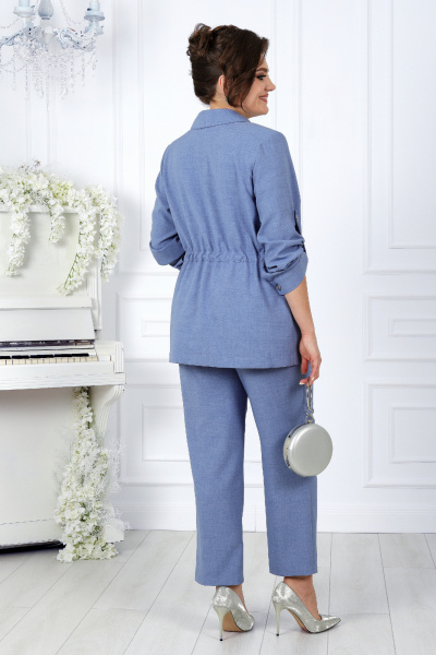 Брюки, жакет, майка Ninele 7402 джинсовый - фото 11