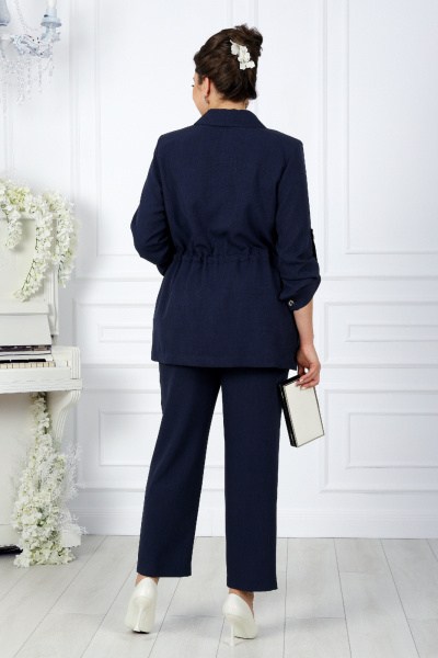 Брюки, жакет, майка Ninele 7402 темно-синий - фото 14