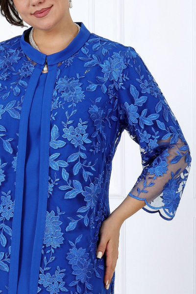 Кардиган, платье Ninele 5970 василек - фото 9