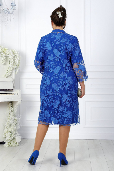 Кардиган, платье Ninele 5970 василек - фото 7