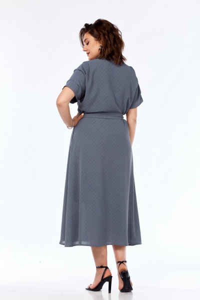 Платье VI ORO VR-1131 светлый_графит - фото 7