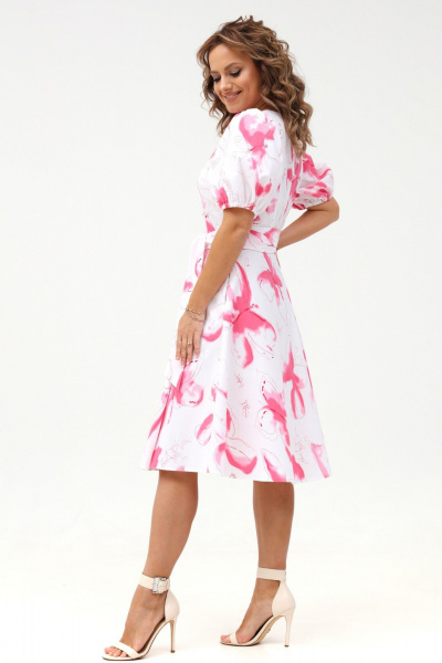 Романтическое платье с отрезной талией и сборкой Angelina & Сompany 989 - фото 7