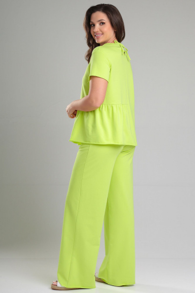 Брюки, футболка LeNata 20399 салатовый - фото 2