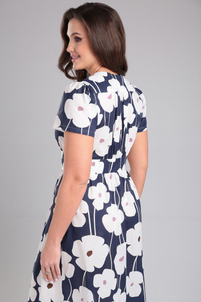 Платье LeNata 16400 цветы - фото 6