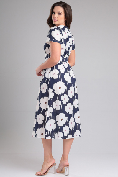 Платье LeNata 16400 цветы - фото 2