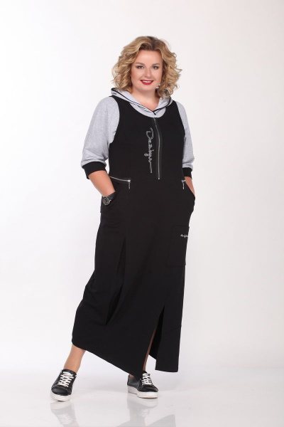 Джемпер, сарафан Lady Secret 3663 черный - фото 1