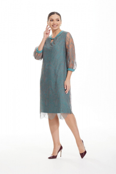 Платье Elady 4415 бирюза - фото 2