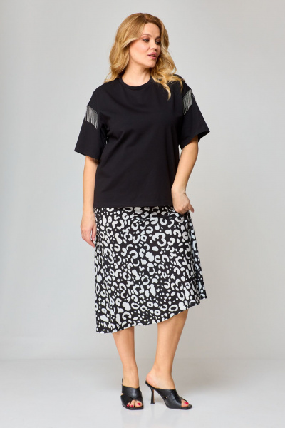 Футболка, юбка VIPPRIMO 105 черный - фото 9