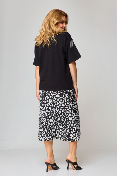 Футболка, юбка VIPPRIMO 105 черный - фото 5