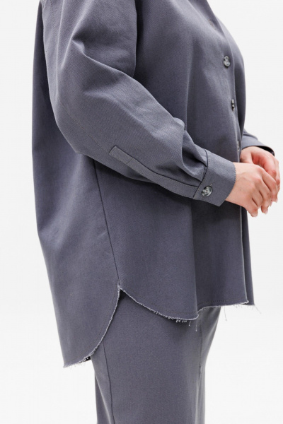 Рубашка, юбка ANIDEN 312-1 серый - фото 7