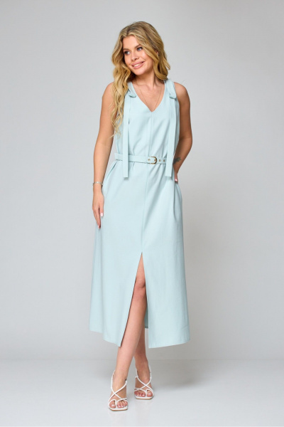 Платье, пояс Laikony L-771 мята - фото 1