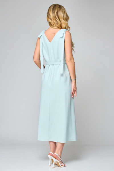 Платье, пояс Laikony L-771 мята - фото 3