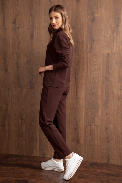 Джемпер Nova Line 20299 шоколадный - фото 5