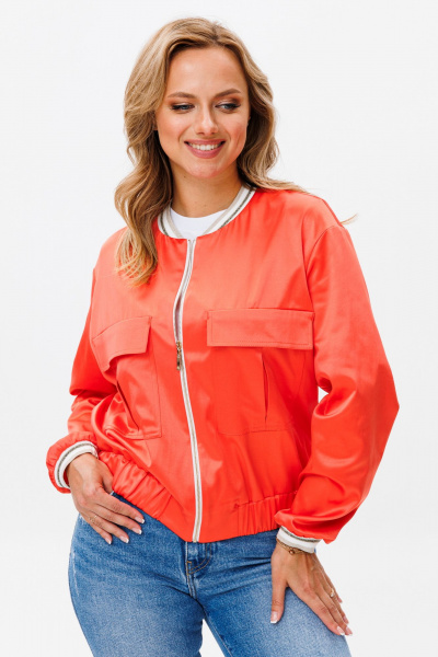 Жакет Gizart 15290-1 коралл - фото 14