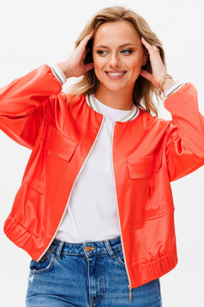 Жакет Gizart 15290-1 коралл - фото 5