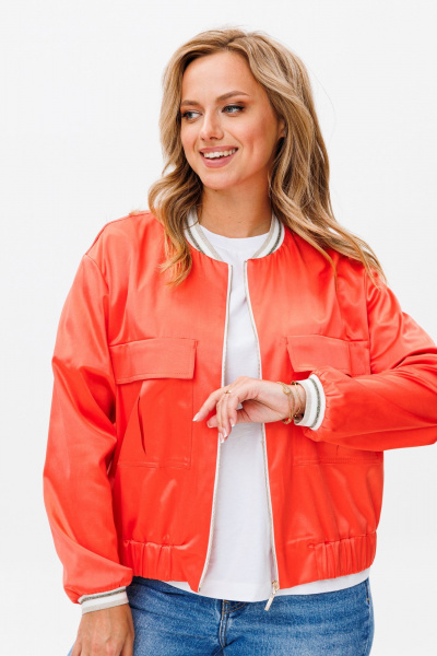 Жакет Gizart 15290-1 коралл - фото 4