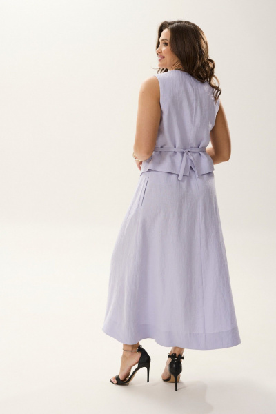 Жилет, юбка MALI 724-003 сирень - фото 15