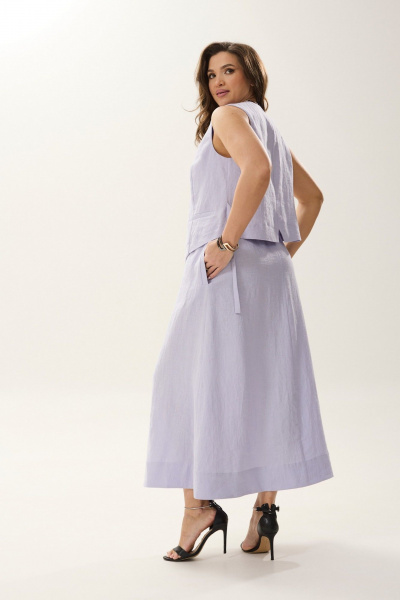 Жилет, юбка MALI 724-003 сирень - фото 8