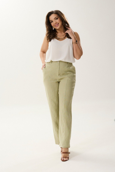 Брюки, жакет MALI 724-028 зеленый - фото 13