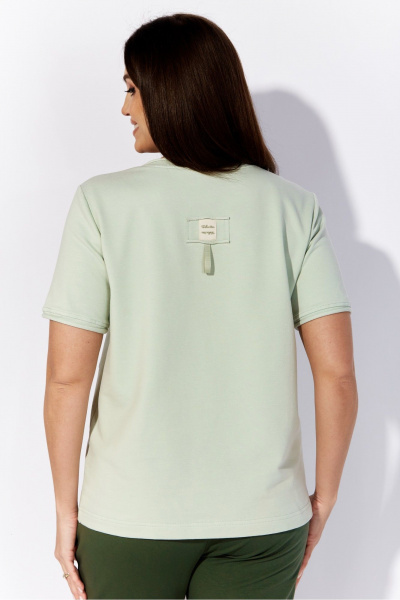 Трикотажный костюм с брюками и футболкой с вышивкой TAiER 1290 - фото 3